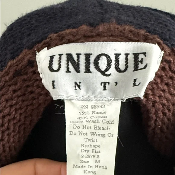 Vintage Multicolor Knit Women's Cardigan - Picture 2 of 6